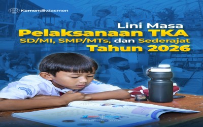 Lini Masa Pelaksanaan TKA SD/MI Sederajat Tahun 2026