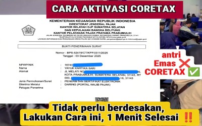 Cara Aktivasi Akun Ciretax DJP